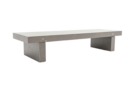 Outdoor Bench Mockup - Isolated on Transparent Background - High Quality