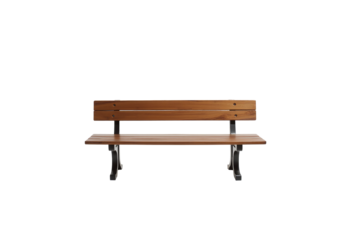 Modern Bench Mockup - Isolated on White - Customizable