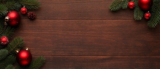 Merry Christmas and Happy New Year holiday background