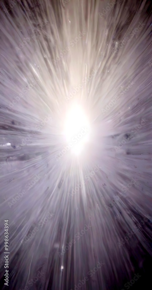 Aufkleber a blurred, abstract background with a bright, central light source that appears to be radiating outwards from the center, creating a sense of movement and energy