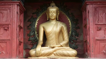 Obraz premium statue of buddha