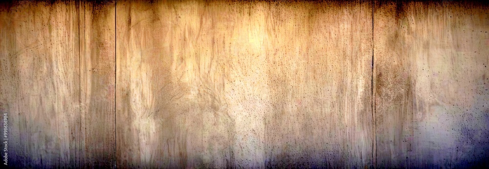 Poster A textured gray concrete wall with vertical lines running across it