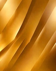 a diagonal pattern of overlapping golden strips, creating a sense of depth and movement The golden color is warm and inviting, with the strips varying in size and