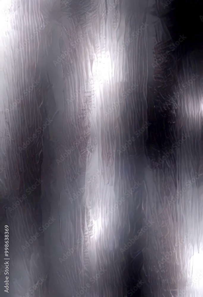 Poster a close-up view textured, metallic surface with a dark, muted color palette