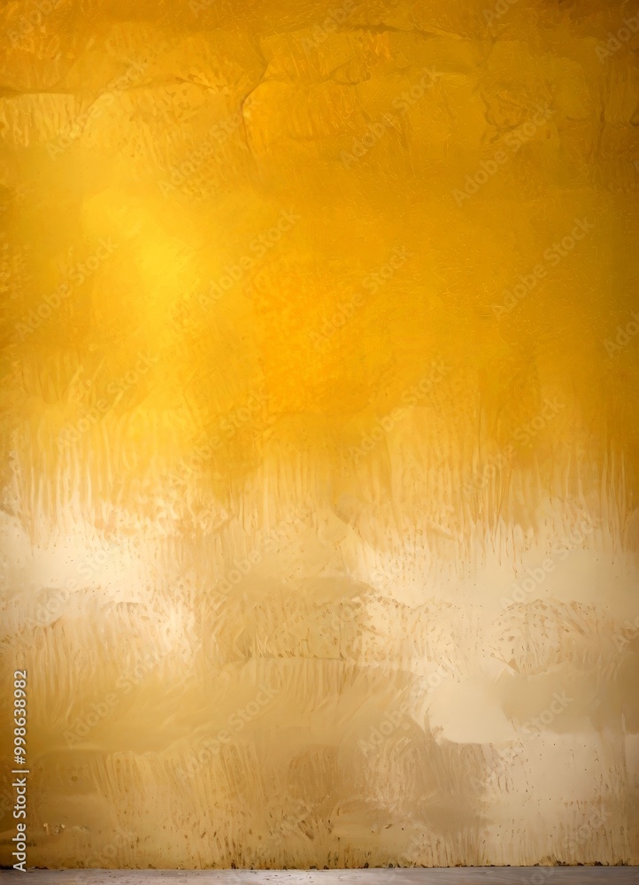Aufkleber a textured wall with a gradient of warm colors, transitioning from a lighter shade at the top to a darker one at the bottom