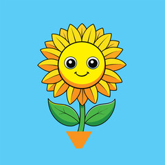sunflower with a smile