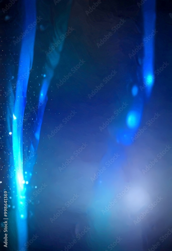 Aufkleber a dark blue background with a blue and white abstract pattern, creating a sense of depth and movemen