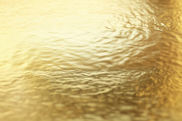 Gold Foil Background with Light Reflections