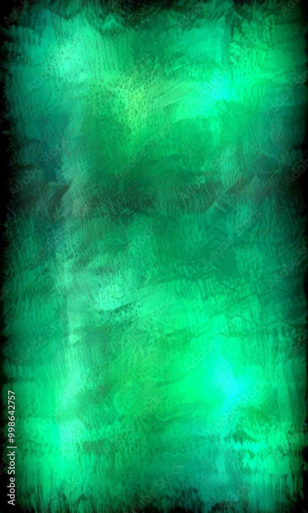 Poster a dark green, textured background with a subtle gradient effect, creating a sense of depth and movement