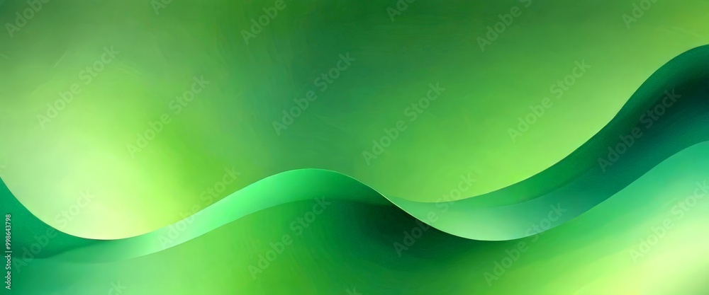 Poster a gradient background with a blend of green and yellow hues, creating a soothing and calming atmosphere