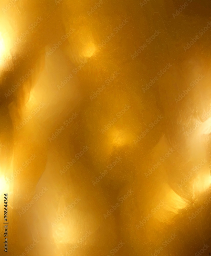 Poster a blurred, golden-hued background with a warm, glowing effect, creating a sense of depth and texture