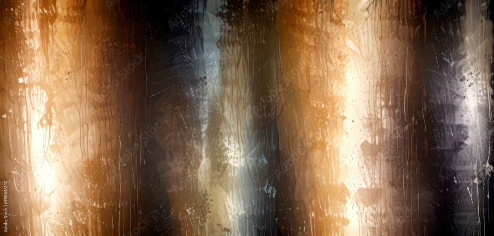 Aufkleber a textured, abstract background with vertical lines of varying shades of brown, black, and white, creating a dynamic and layered visual effect