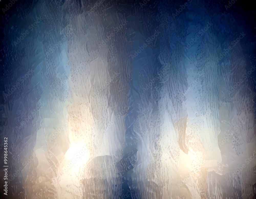 Leinwandbilder a textured, abstract background with a gradient of blue, gray, and white colors, creating a sense of