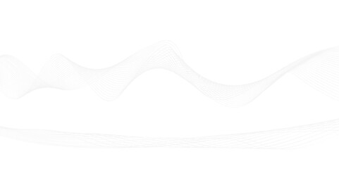 Abstract wave element for design. Digital frequency track equalizer. Waves with shadow. Abstract blue lines on white background. Frequency sound wave line and technology concept background.