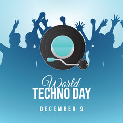 Obraz premium vector graphic of Techno Day ideal for Techno Day celebration.
