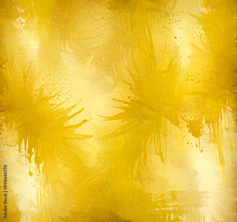 Leinwandbilder a vibrant abstract background with a yellowish hue, resembling a sunflower or a flower petal the pat