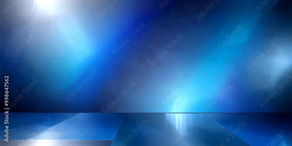 Poster a dark blue background with a gradient effect transitioning from deep blue at the top to lighter blue at the bottom The does not contain any