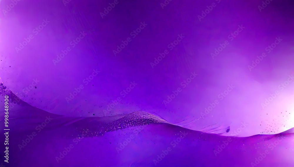 Aufkleber a purple gradient background with a wave-like pattern and small particles scattered throughout, creating a sense of movement and energy