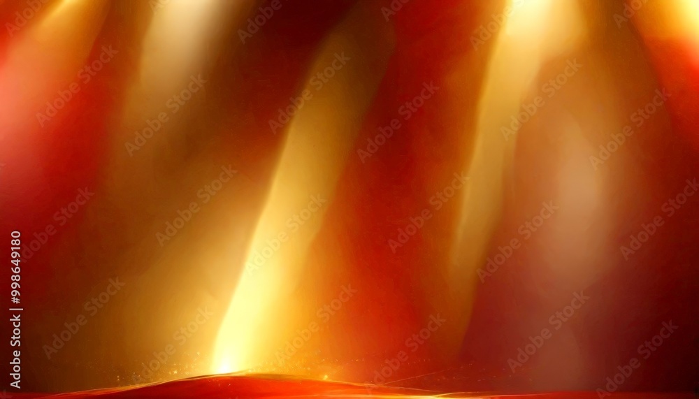 Poster a vibrant abstract background with a gradient of warm colors, including red, orange, and yellow, creating a dynamic and energetic visual effect
