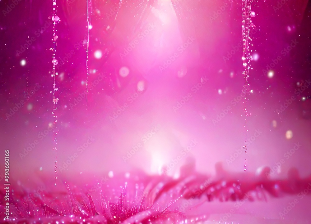 Poster a soft, blurred pink background with a subtle gradient effect, creating a dreamy and ethereal atmosphere