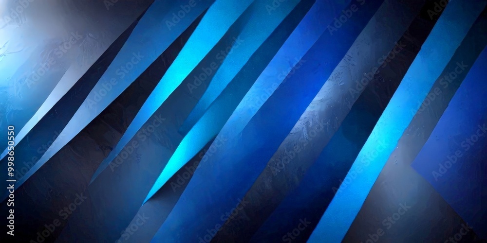 Poster a dark blue abstract background with diagonal lines of varying shades of blue, creating a sense of depth and movement