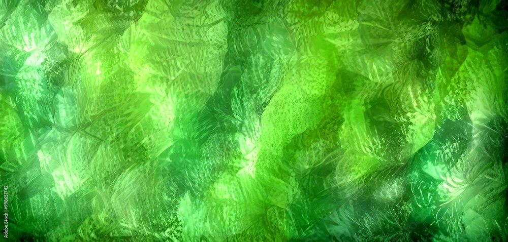 Poster a textured, abstract pattern of green and brown hues, resembling a natural or organic surface the pa