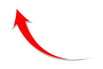 red arrow up Png 