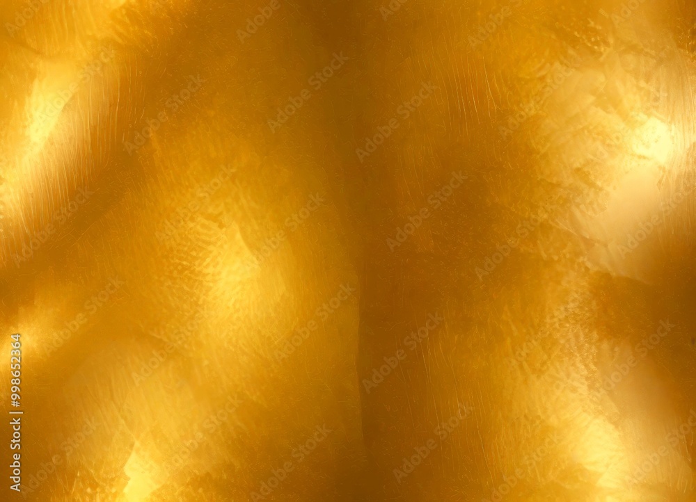 Poster a close-up view textured golden surface, with a warm, golden hue and a subtle shimmering effect