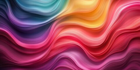 Fototapeta premium Vibrant Abstract Flowing Colors Background