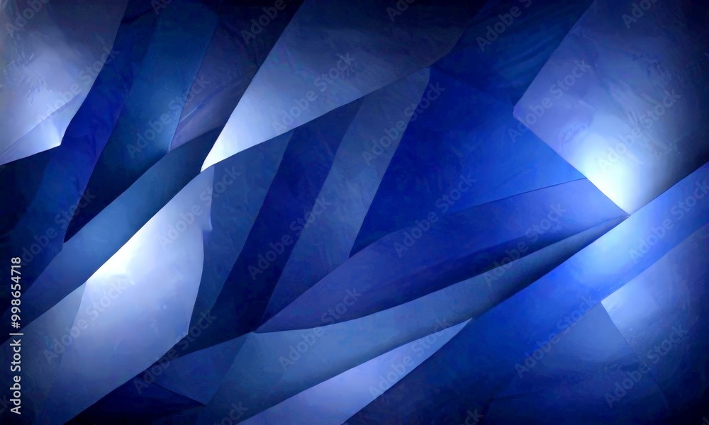 Aufkleber a dark blue abstract background composed of intersecting lines and triangles, creating a sense of depth and complexity