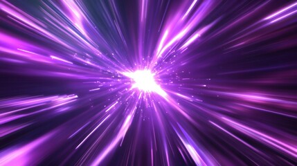 Speed Rays Abstract Background with Burst of Light Energy, The Movement of Luminous Rays in Space, Template for Background, Banner, Card
