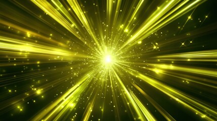Obraz premium Speed Rays Abstract Background with Burst of Light Energy, The Movement of Luminous Rays in Space, Template for Background, Banner, Card