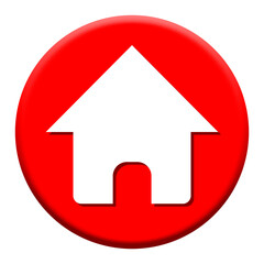 home icon on a red background