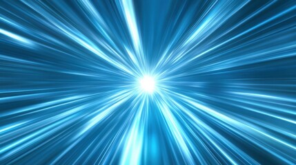 Speed Rays Abstract Background with Burst of Light Energy, The Movement of Luminous Rays in Space, Template for Background, Banner, Card