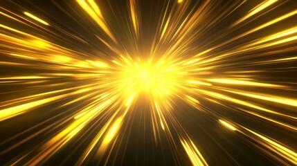 Speed Rays Abstract Background with Burst of Light Energy, The Movement of Luminous Rays in Space, Template for Background, Banner, Card