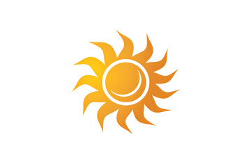 Naklejka premium sun icon AI generative