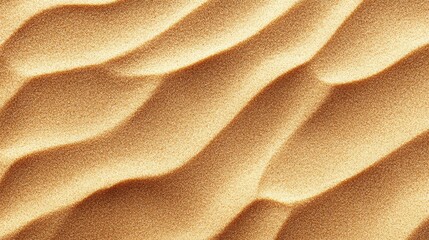 Close-up of golden sand ripples creating a serene and warm textured landscape, perfect for nature and desert-themed visuals.