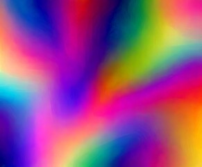 Obraz premium a vibrant, abstract background with a gradient of colors, including shades of blue, pink, orange, and yellow, creating a visually striking and dynamic composition