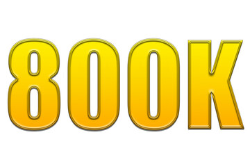 3d golden number 800k