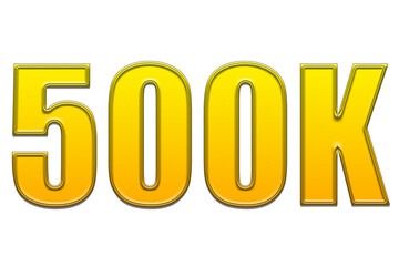 3d golden number 500k