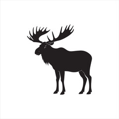 deer silhouette vector