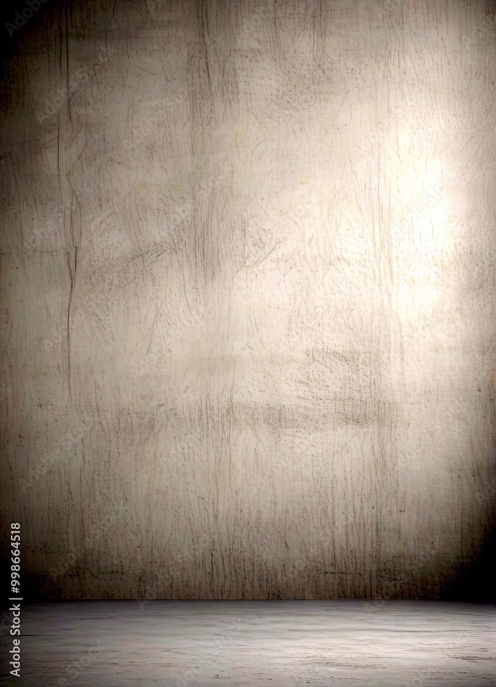 Aufkleber a plain, gray concrete wall with a horizontal line running across it