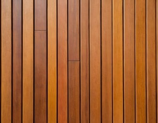Obraz premium Close-up polished wooden decking showcasing rich grain patterns and warm tones in natural light