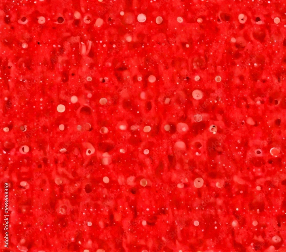 Aufkleber a pinkish-red textured background with small white dots scattered throughout, creating a visually interesting and abstract pattern