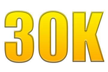 3d golden number 30k