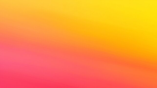 Smooth transition from warm yellow to vibrant pink creates a cheerful, energetic background perfect for joyful designs