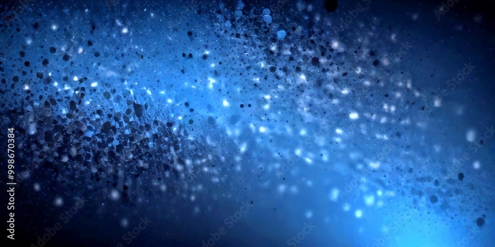 Aufkleber a dark blue background with numerous small white dots scattered throughout, creating a sense of rand