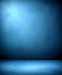 A dark blue wall with a smooth, flat surface in the foreground