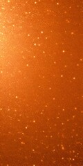 a close-up view textured orange-brown surface with numerous small white dots scattered across it, creating a sense of depth and dimension