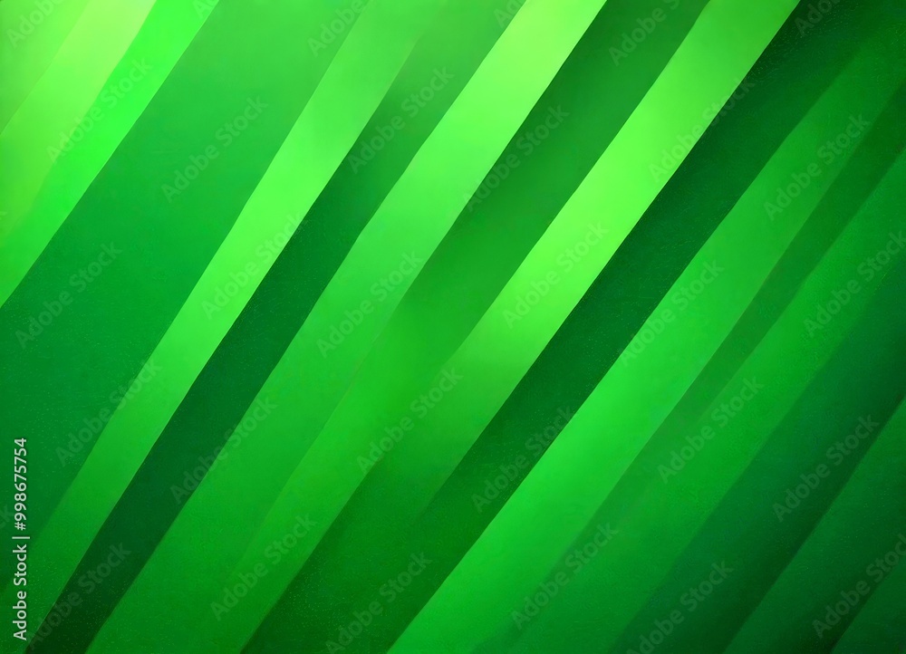 Aufkleber a diagonal pattern of green stripes, creating a sense of movement and depth The stripes vary in width, with some appearing wider than others, and the overall color scheme is